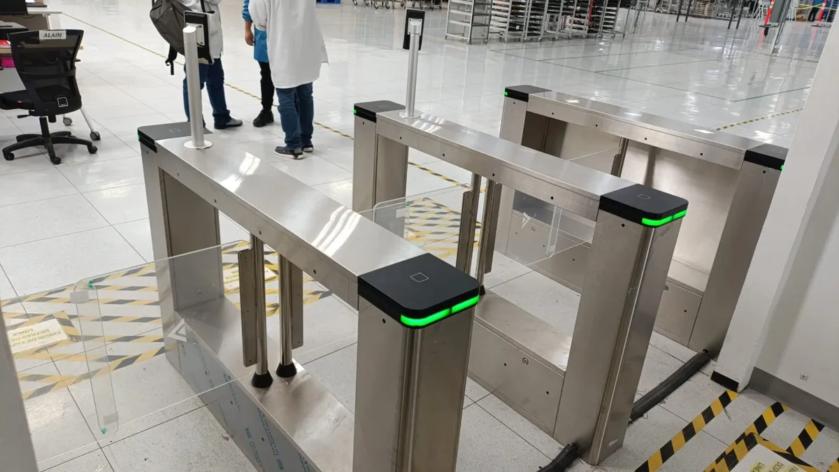 Torniquetes de acceso peatonal