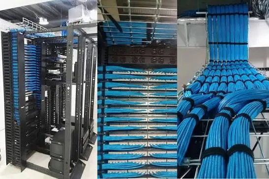 Racks y organización de cableado de red